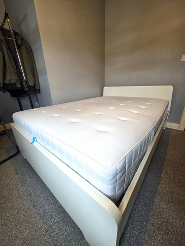 Ikea askvoll double bed frame - ikea,