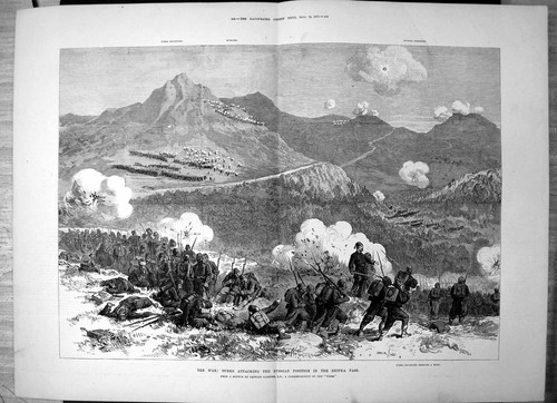 Antique print war - antique,