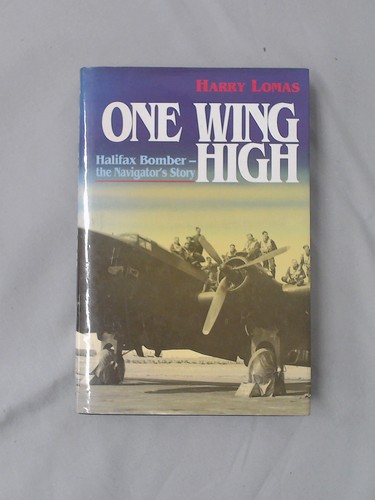 One wing high halifax bomber - high:,