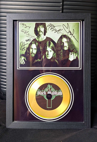 Black sabbath framed - sabbath, gold