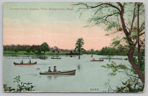 Postcard carvers pond general - carvers,