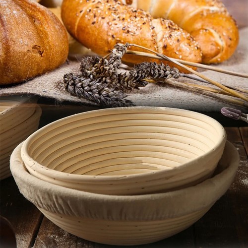 Bread dough banneton - dough, proofing