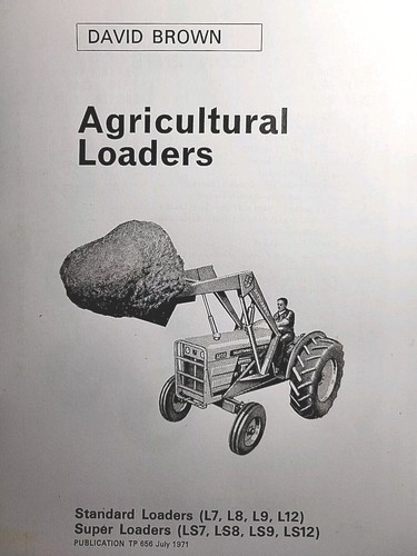 David brown tractor loader - brown,