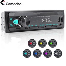 Single 1 Din Car Stereo Radio Bluetooth MP3 Player In-dash Head Unit FM/USB/AUX