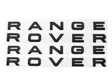 2 x Set Gloss Black Bonnet