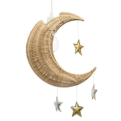 Whimsical crescent moon - whimsical,