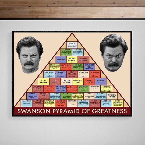 Ron swanson pyramid - ron,