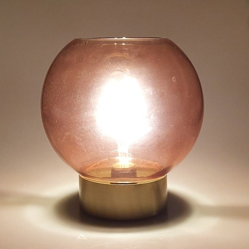 Globe lamp light red - globe,