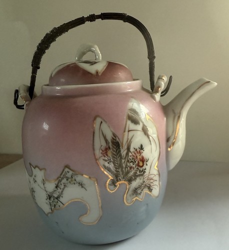 Antique japanese tea pot hand - japanese,