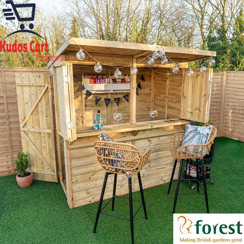 Wooden garden bar - wooden,