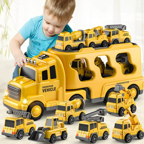 Construction truck toy - 7-in-1,