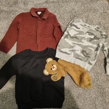 Boys Jumpers X 3. Age 3-4 Years.