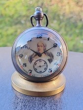 Ball Clock Brass Crystal Glass