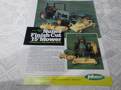 Nunes finish cut mower - nunes,