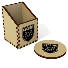 'Cycling Emblem' Desk Tidy /