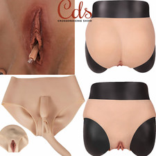 Silicone Fake Vagina Shorts