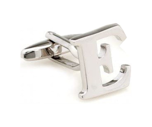 Mens initial letter silver