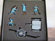 BRITAINS PREMIER SERIES FRENCH GUN DETACHMENT WITH 75mm GUN & CAISSON No. 8937