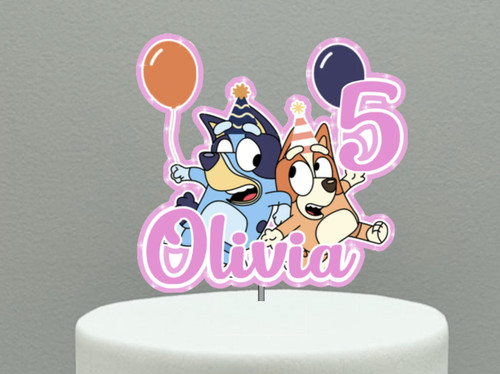 Bluey inspired personalised