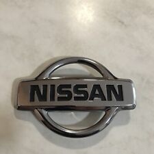 USED NISSAN - VINTAGE  CAR BADGE / EMBLEM - 100 X 69 MM. 62890 IF500. 2848W. 1/2