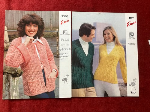 Vintage emu knitting patterns - emu,