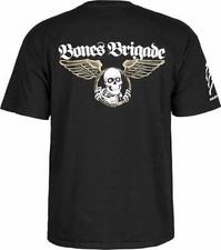 Powell Peralta Tee shirt Bones Brigade An Autobiography Black