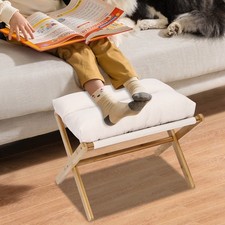 Footstool Upholstered Footrest