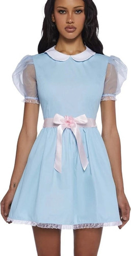 Creepy twin costumes blue - creepy,