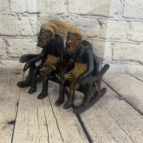 15cm sitting couple - 15cm, african
