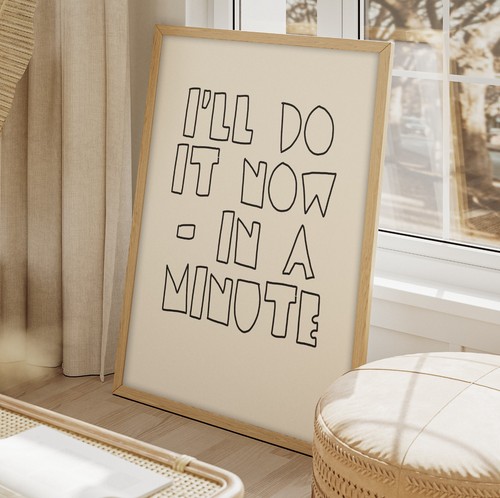 Now in a minute - minute,