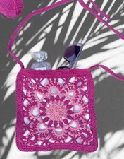 Pink Mandala Crochet Handmade