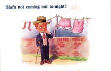 Comic Postcard C1920 'Not