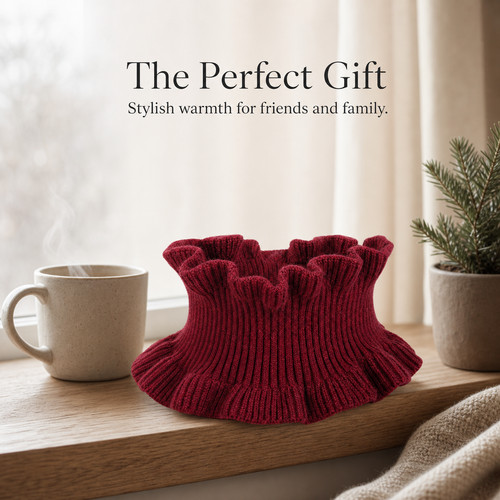 Neck warmer knitted fabric - neck,