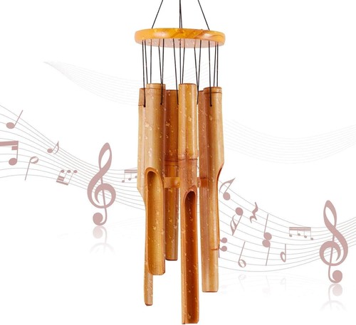 Bamboo wind chimes memorial - bamboo,