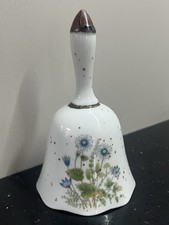 Vintage Fine Bone China Bell White & Floral Design