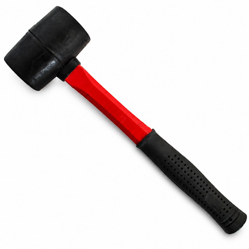 16oz rubber mallet hammer - 16oz,