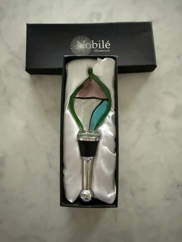 New box nobile glass bottle - new,