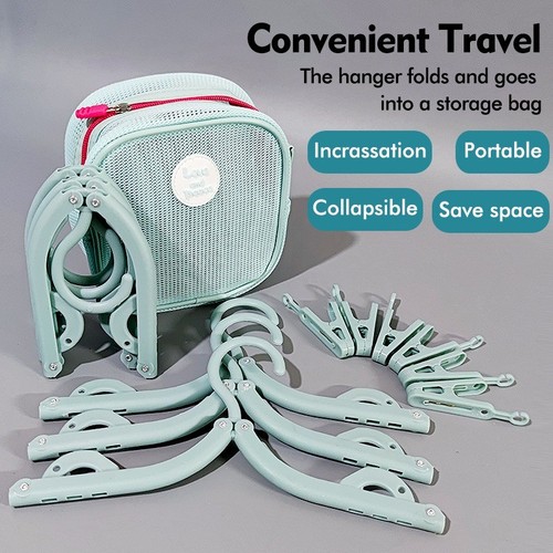 Travel folding clothes hangers - travel,