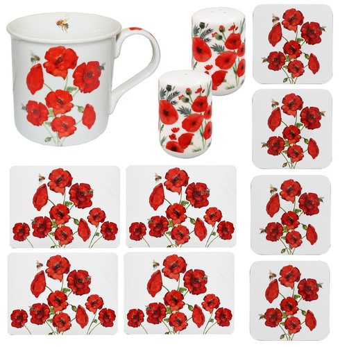 Poppy placemats coaster - poppy, /