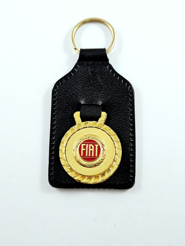 1970s fiat car keychain metal - fiat,