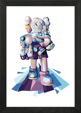 WPAP KAWS Framed Wall Art