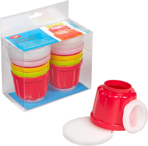 Mini coloured jelly moulds - coloured,