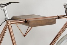 Bike Wall Mount Rack Hanger - Wood & Copper - Made.com Dayde Model