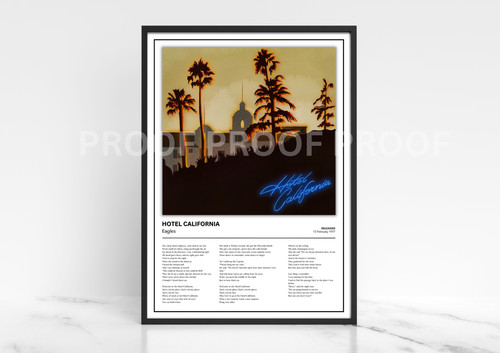 Eagles hotel california - hotel,