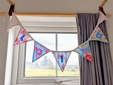 Bunting Handmade Cath Kidston Fabrics with name Laila cute floral gift 