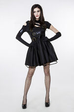  Ladies Womens Rock Lady Punk Look Halloween Costume Fancy Party Dress ladcos12