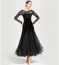 NEW Ballroom Competition Dance Dress Modern Waltz Tango Standard Dress #1862