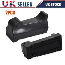 Pair Motorcycle Front Foot Rest Peg Rubbers Footrest For Yamaha YBR 125 Black