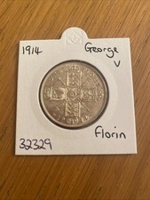 1914 George V Florin Silver