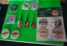 Hard Rock Collection of pin badges 